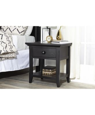 One Drawer Nightstand for Minimalist Bedrooms and Compact Storage