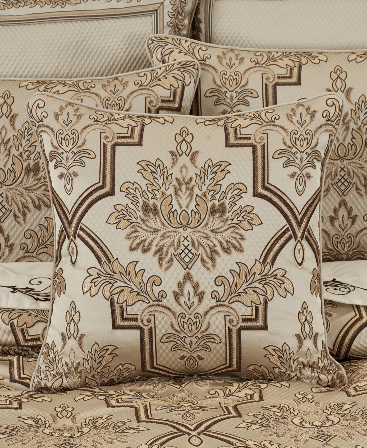J Queen New York Gold Coast Decorative Pillow, 20" X 20"