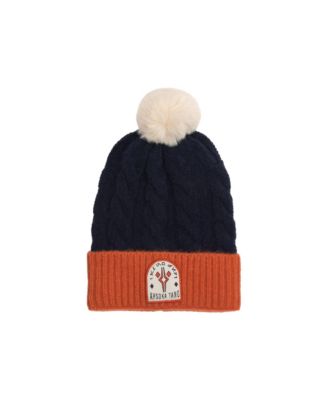 Мужской комплект из 2-х вязаных шапочек и шарфов 