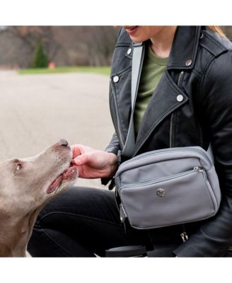 3-in-1 Crossbody Dog Walk Bag with Matching Planet-Safe Dog Poop Bags