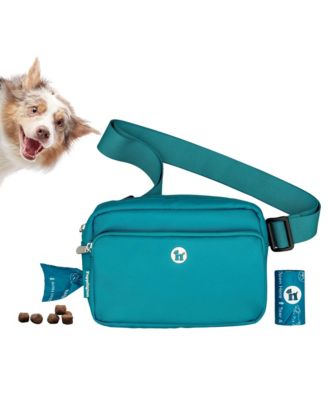 3-in-1 Crossbody Dog Walk Bag with Matching Planet-Safe Dog Poop Bags