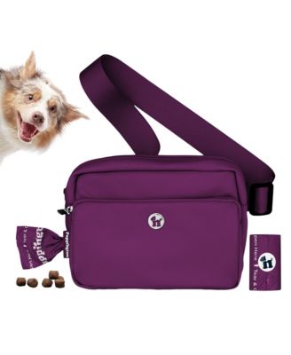 3-in-1 Crossbody Dog Walk Bag with Matching Planet-Safe Dog Poop Bags