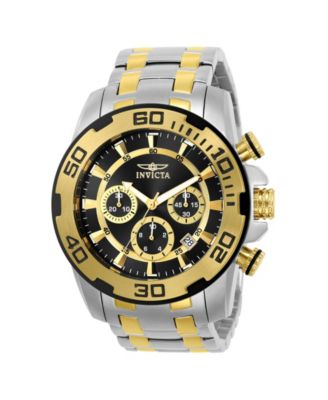 Мужские кварцевые часы Invicta 22322 Pro Diver с хронографом и черным циферблатом