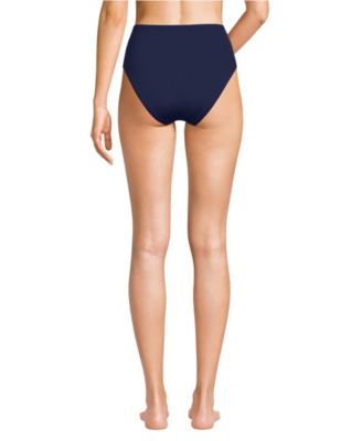 Women's Seamed High Waisted Bikini Bottoms