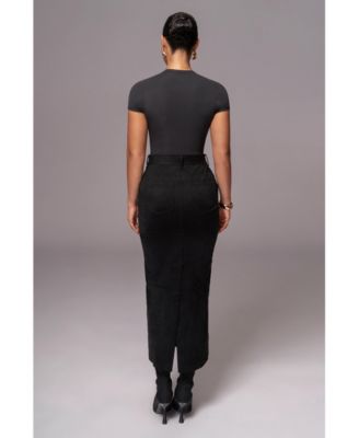 Women's Joy Suede Maxi Skirt