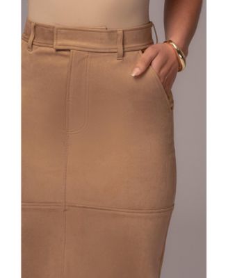 Women's Joy Suede Maxi Skirt