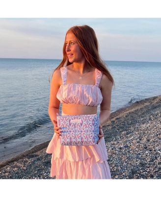 Patterned Quilted Pouch