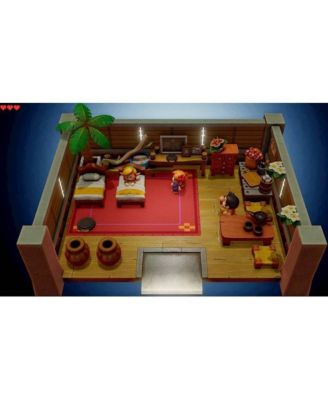 Switch Neon Red & Blue OLED Console with The Legend of Zelda: Link's Awakening, MightySkins Console and Controller Skin Voucher, and 1 Year C