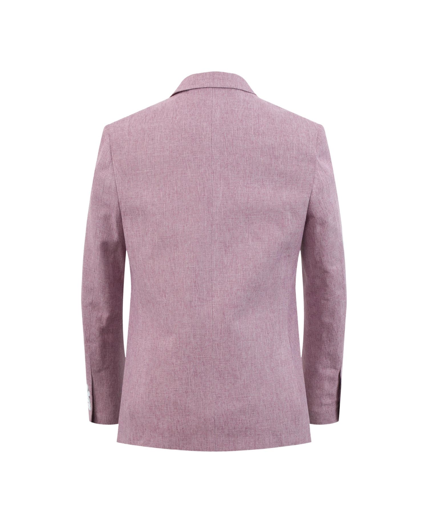 Boys Lavender Slim Fit Classic Melange Jacket