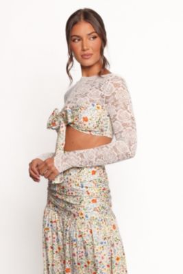 Женский топ Dara с лепестками и пупсом