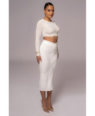 Women's Merine Knit Midi Skirt