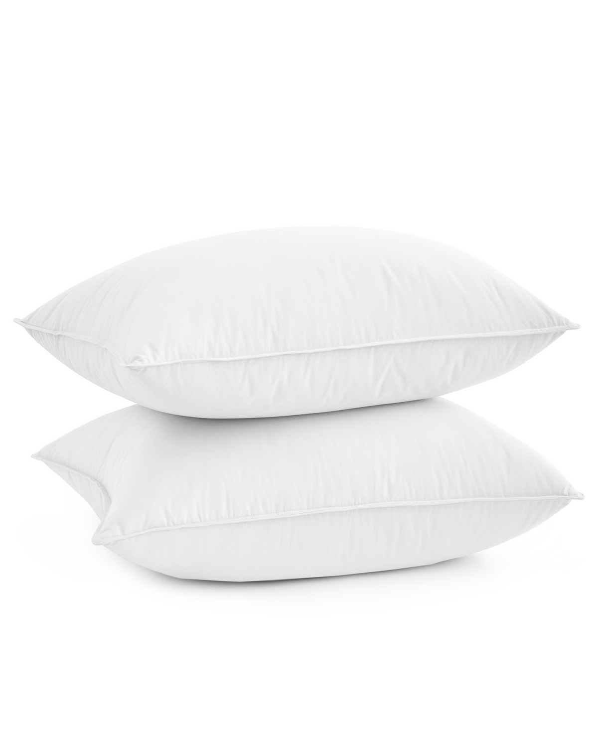 Unikome Goose Feather 2-pack Pillows, Standard In White