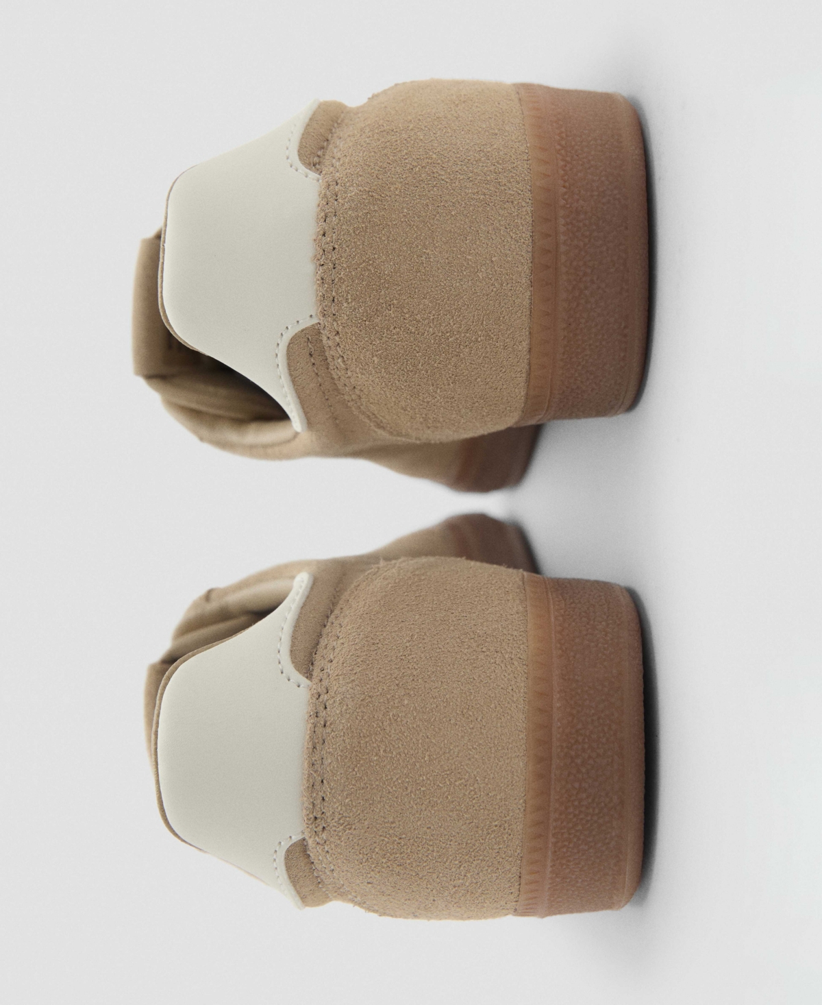 Mango Suede Sneakers Sand