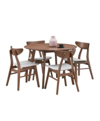 Streamdale 42" Round Wooden Dining Table for Four