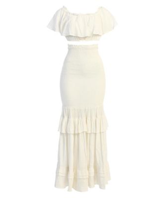 Women's Sienna Ruffled Skirt Set