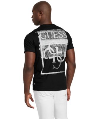 Мужская футболка GUESS с круглым вырезом и графическим принтом