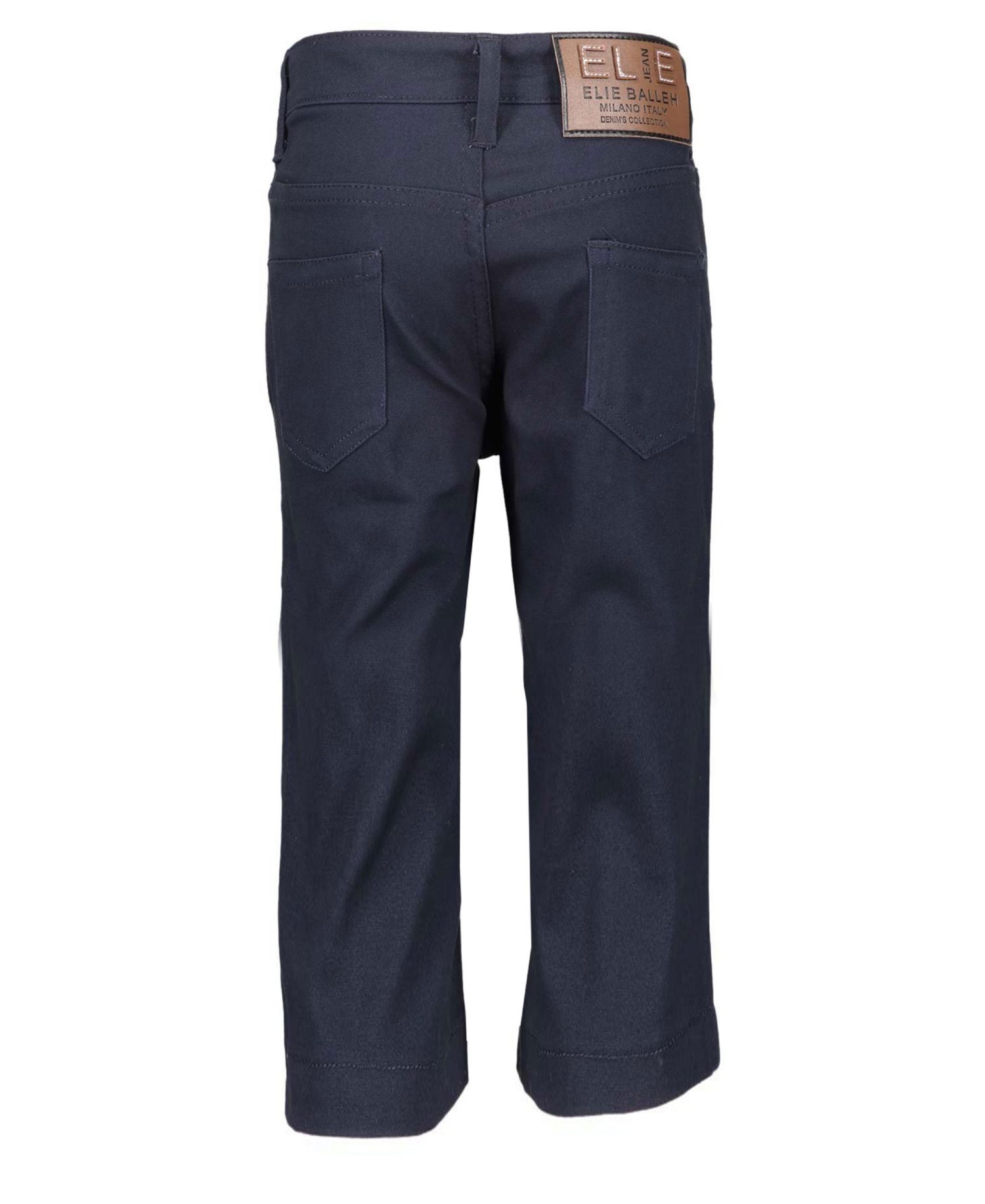 Big Boys Navy Slim Fit 5 Pocket Twill Pants