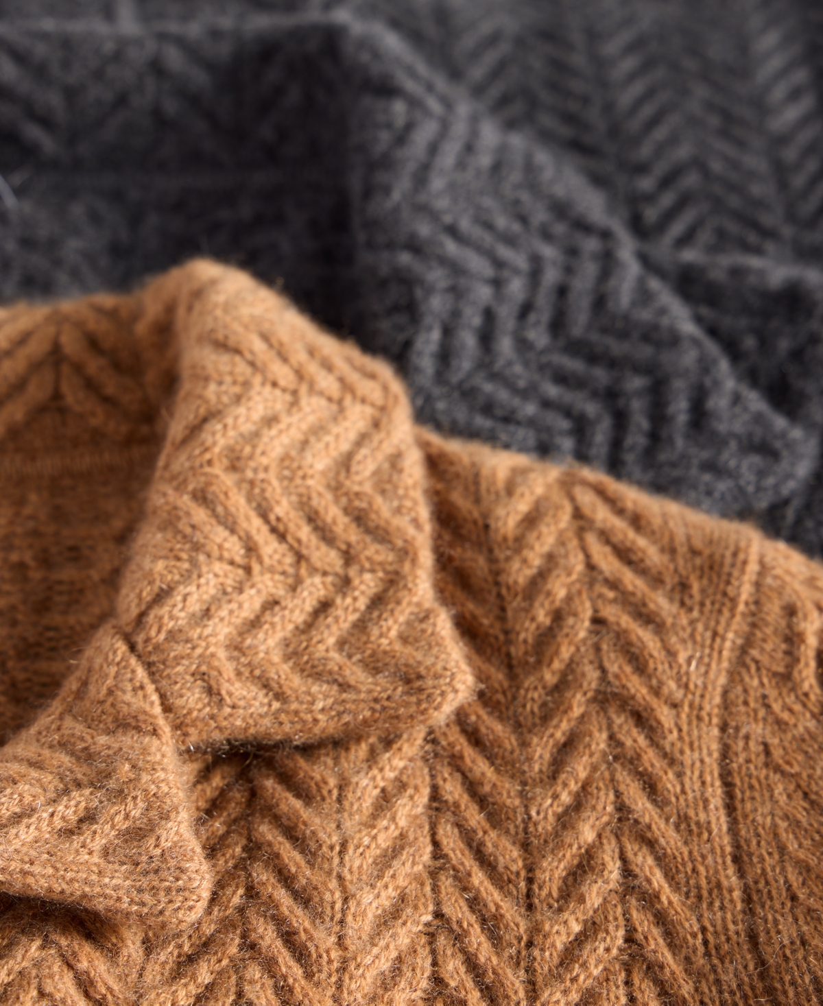 Charter Club Petite Herringbone-stitch Button-front Cashmere Jacket, Exclusively At Macy's