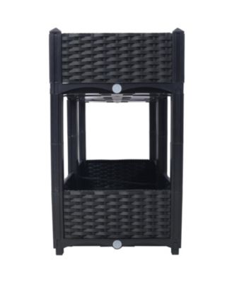 Streamdale Elevated Planter Bed with Drainage, 31.5"x15.7"x27.7