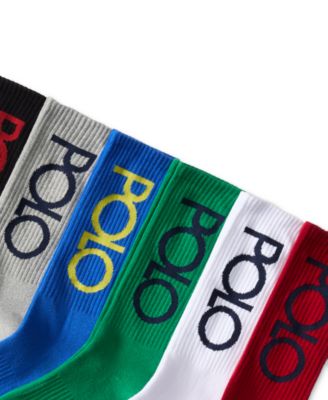 Men's 6-Pk. Logo Crew Socks
