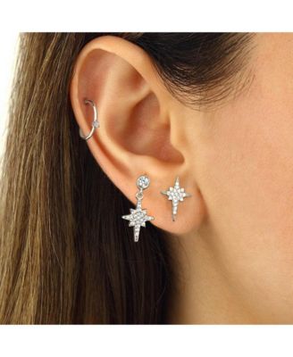 Northern Star Sterling Silver Stud Earring