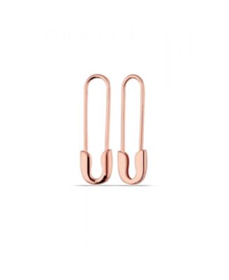Sterling Silver Safety Pin Earring