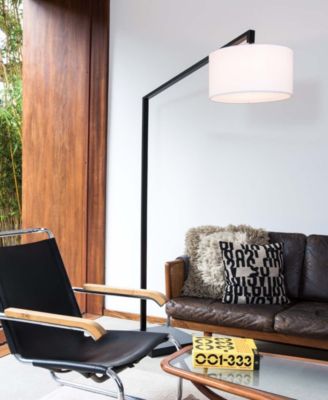 75" Metal Stretch Chairside Arc Floor Lamp