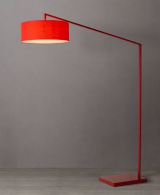 87" Metal Stretch Chairside Arc Floor Lamp