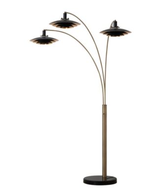 84" Metal Rancho Mirage 3 Light Arc Floor Lamp