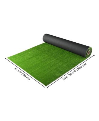 6pcs 65x5 Ft Artificial Turf Grass Rug Gym Turf Indoor Outdoor Event Balcony Deck Patio