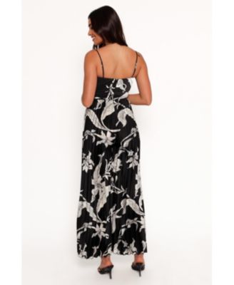 Женский плиссированный комбинезон Angelique с лепестками и щенком