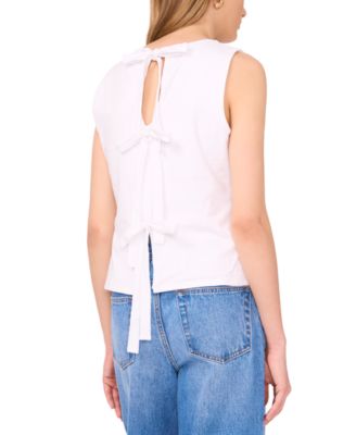 Women's Tie-Back Sleeveless Top