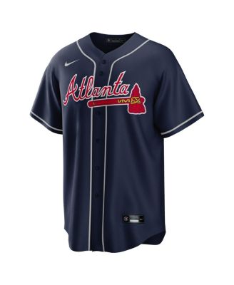 Мужская футболка Nike Austin Riley Navy Atlanta Braves с альтернативной копией.