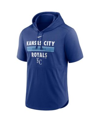 Мужская толстовка Nike Royal Kansas City Royals Home Team с коротким рукавом для выступлений