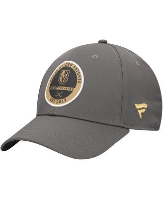 Fanatics - Men's Charcoal Vegas Golden Knights Authentic Pro Training Camp Flex Fit Hat