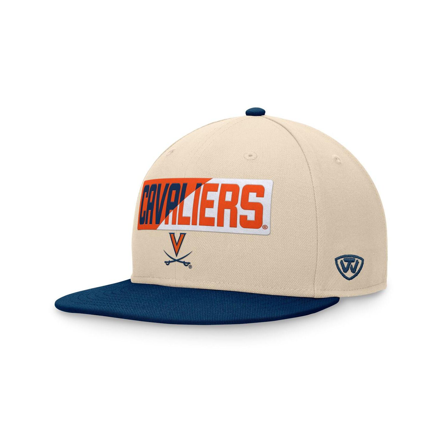 Men's Khaki Virginia Cavaliers Goalaso Snapback Hat
