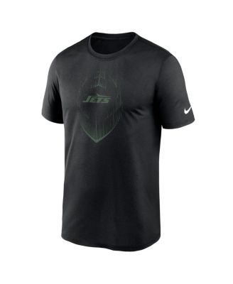Мужская черная футболка Nike New York Jets Prime Time Legend Icon Performance от Nike