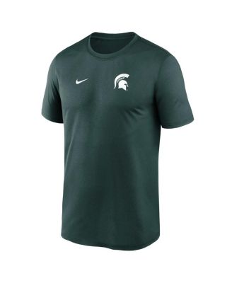 Мужская зеленая футболка Nike Michigan State Spartans 2025 с небольшим логотипом Legend Performance от Nike