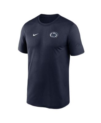 Мужская футболка Nike Navy Penn State Nittany Lions 2025 с небольшим логотипом Legend Performance на боковой линии.
