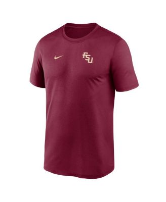 Мужская футболка Nike Garnet Florida State Seminoles 2025 с небольшим логотипом Legend Performance