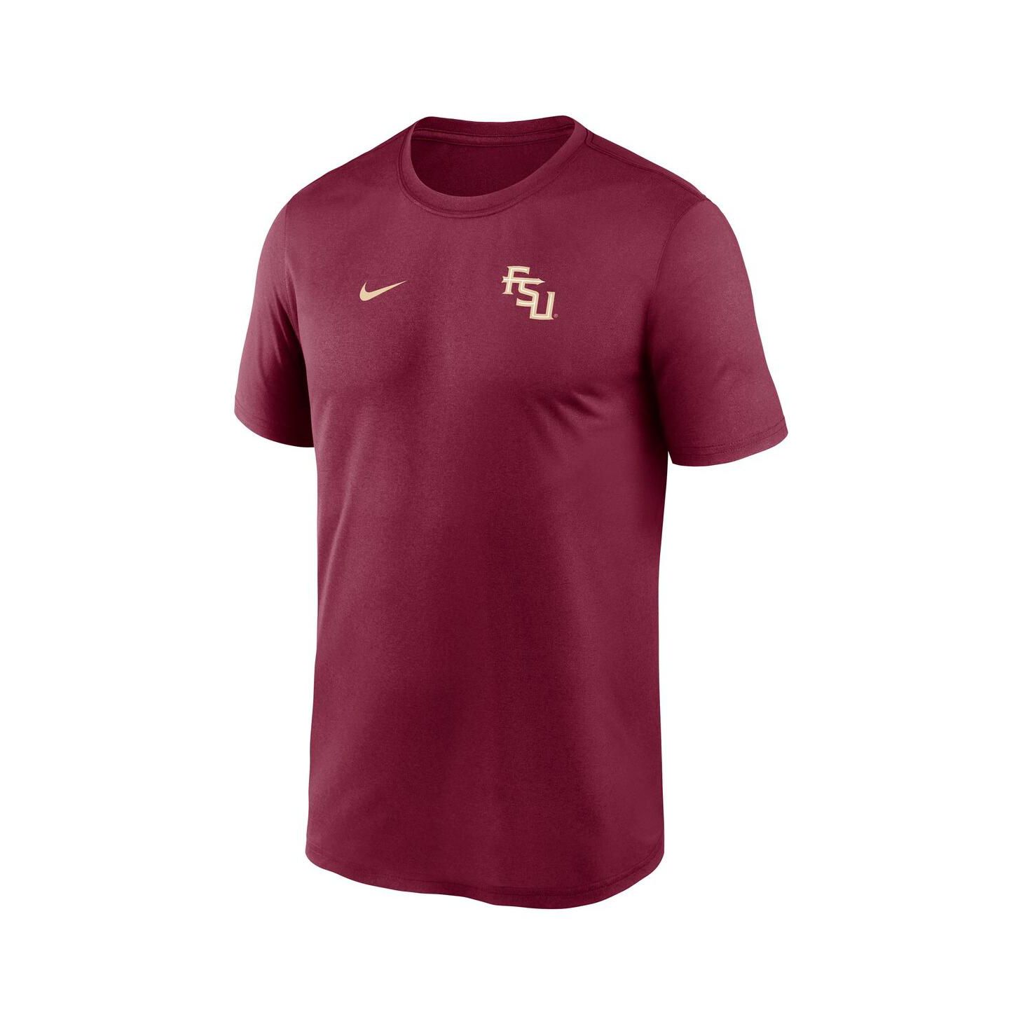 Мужская футболка Nike Garnet Florida State Seminoles 2025 Sideline Small Logo Legend Performance — фото 2