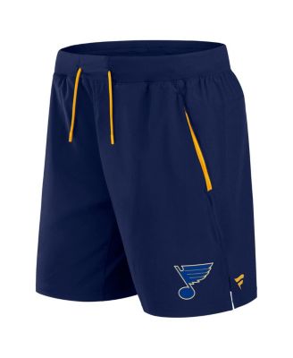 Мужские шорты Fanatics Navy St. Louis Blues Authentic для выступлений на профессиональном ринке