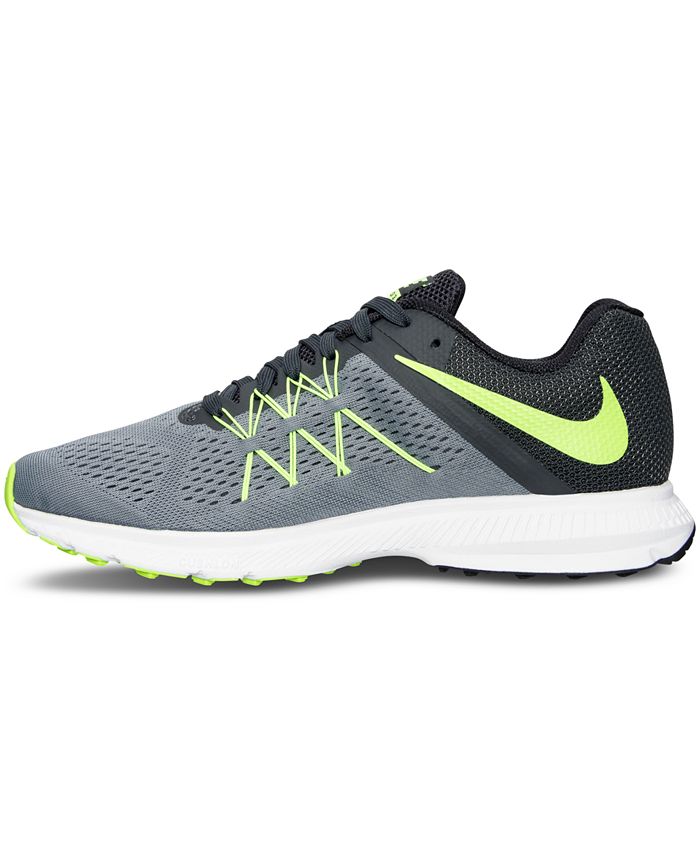 Nike Men's Air Zoom Winflo 3 Running Sneakers from Finish Line - Macy's