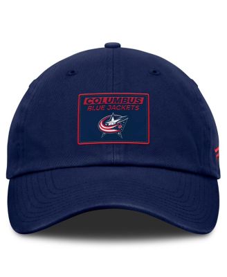 Фанатики мужская темно-Коламбус Блю Джекетс подлинные Премьер про регулируемый шляпа