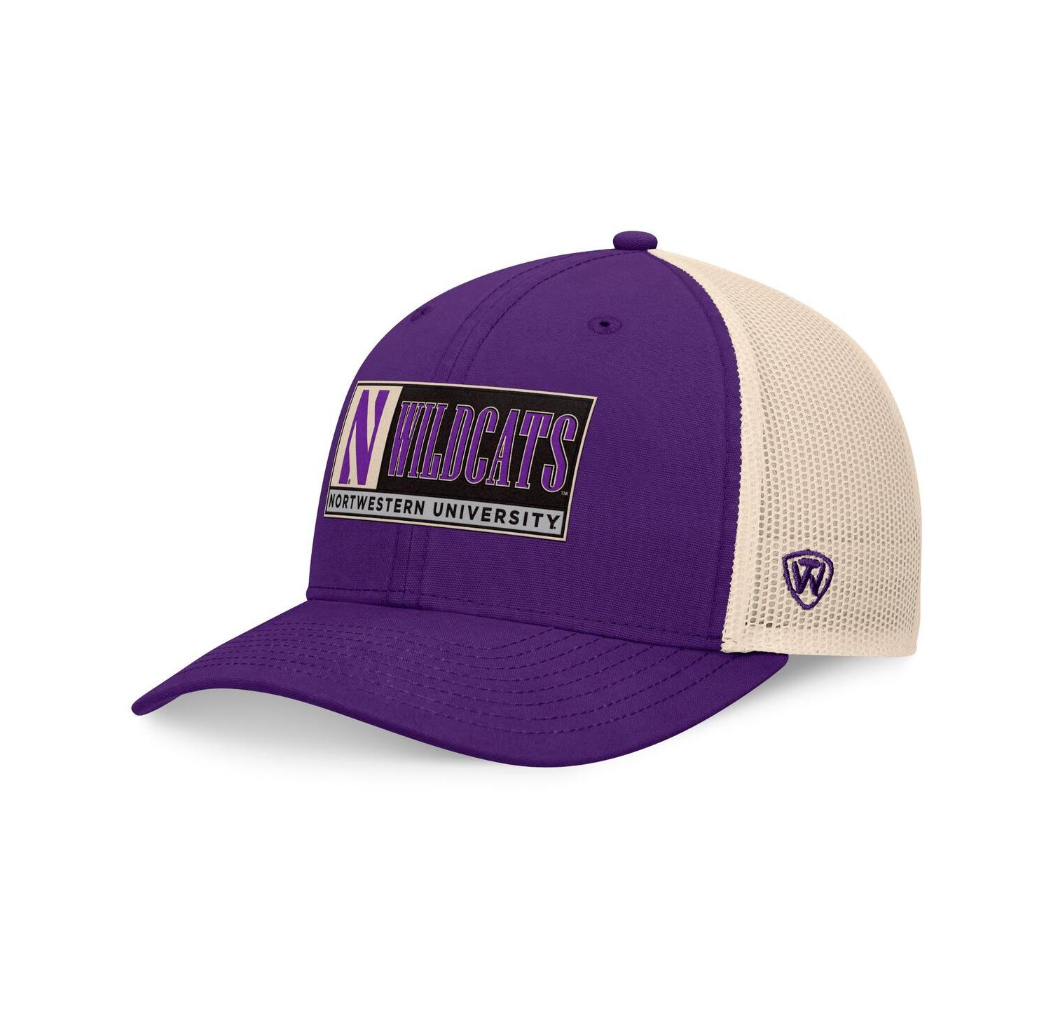 Men's Purple/Natural Northwestern Wildcats Bennett Trucker Adjustable Hat