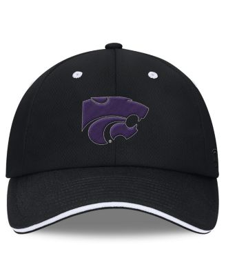 Мужская черная шляпа Top of the World от Kansas State Wildcats с регулируемой посадкой
