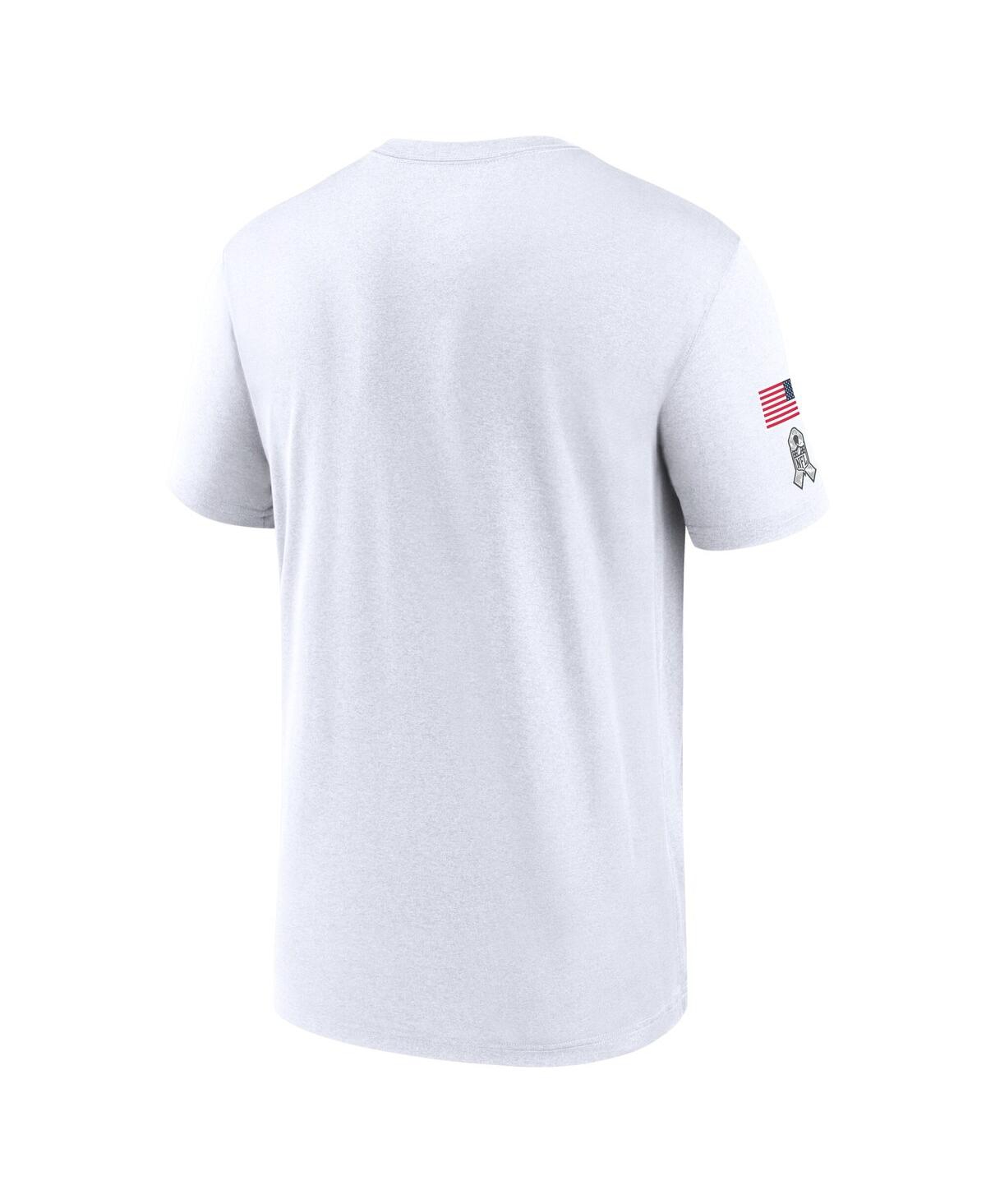 Nike Men's White Cleveland Browns 2024 Salute To Service Legend Performance T-shirt In White