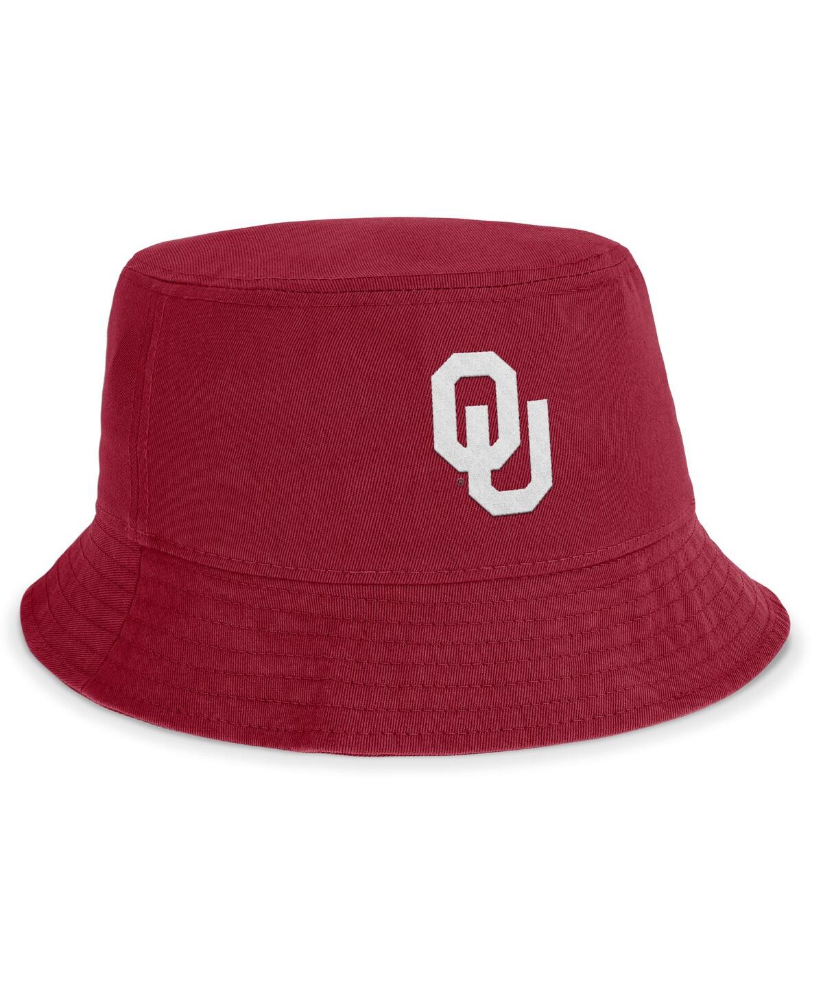 JORDAN MEN'S CRIMSON OKLAHOMA SOONERS LOCAL APEX BUCKET HAT 