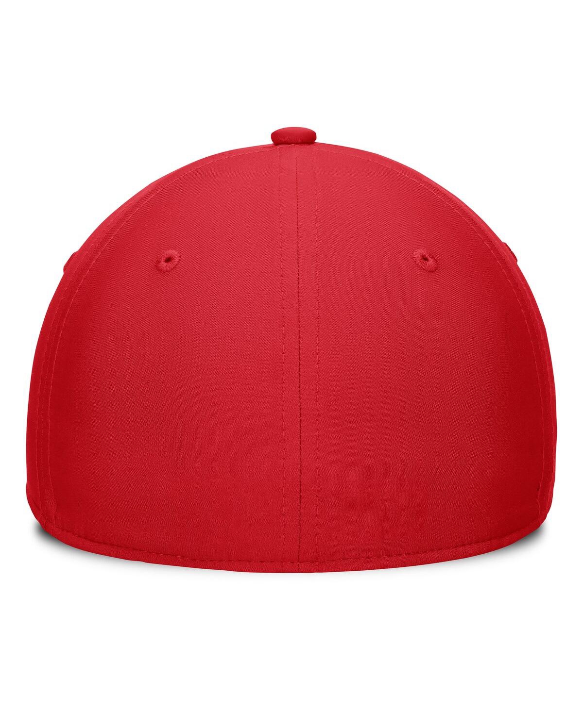 Fanatics Men's Gray/red Calgary Flames Fundamental Top Shelf 2-tone Flex Hat