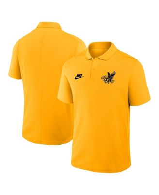 Nike - Men's Gold Iowa Hawkeyes Primetime Victory Legacy Vault Logo Performance Polo Shirt